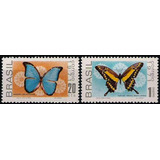 Fauna - Mariposas - Brasil 1971 - Serie Mint (mnh)