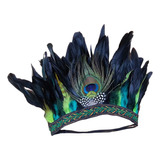 Diadema De Disfraz De Con De Plumas Para Carnaval De , De