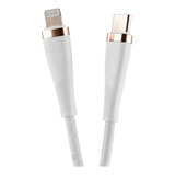 Cable iPhone Lightning A Usb C Certificado Mfi 1m Redlemon Color Blanco