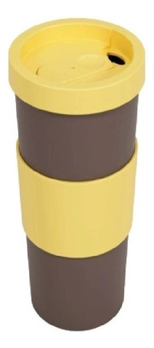 Jarro Vaso Termico Plastico Pettish Online Color Amarillo Liso