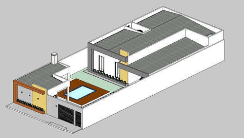 Projeto Arquitetônico Casa 200m² Editável Revit