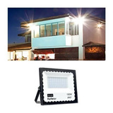 Import Lux Refletor Preto 100w Bivolt Cor Da Luz Branco Frio