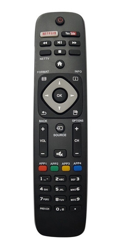 Controle Compatível Philips 32pfl4017g/78 32pfl4007d/78smart