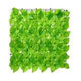 Panel Artificial Encastrable Pared Verde 50x50 Hoja Grande
