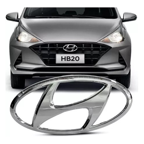 Emblema Grade Hyundai Hb20 2020 2021 22 Original Hatch Sedan