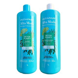 Shampoo E Condicionador 7 Ervas Detox Alta Moda Alfaparf 1 L