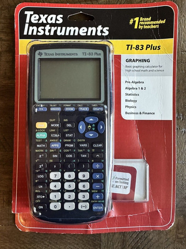 Calculadora Gráfica Texas Instruments Ti-83 Plus Open Box