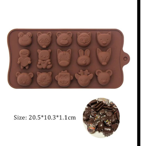 Molde Silicona Para Gomitas Y/o Chocolates 