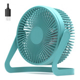 Ventilador De Escritorio Chchmu Usb 4 Pulgadas Menta