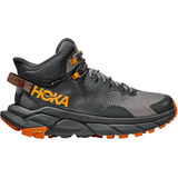 Bota Hoka Trail Code Mid Gtx Masculina - Cinza