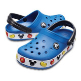 Crocs Kids Crocband Disney Mickey Mouse Clogs - Zapato Agua