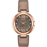 Reloj Citizen 61275 Ex1513-00y Mujer Eco-drive Capella Color Del Fondo Madre Perla 61275