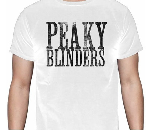 Peaky Blinders - Logo - Blanca - Polera- Cyco Records