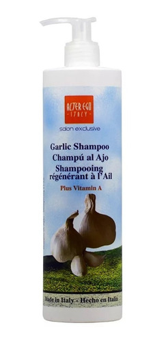 Garlic Shampoo 1000ml Alter Ego Italy 