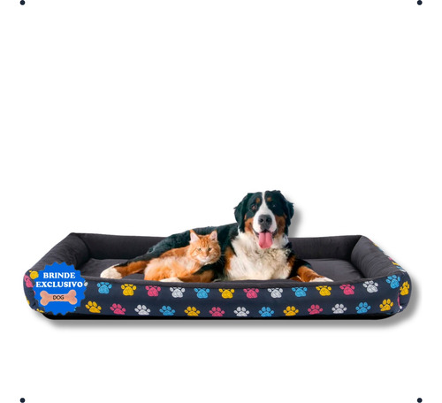 Cama Xg Para Cães E Gatos Caminha Chocante Confortável      