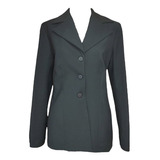 Blazer Vintage Negro Con Botones - Blazer Negro