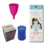 Copa Fleurity + Protector Diario X3 + Vaso Esterilizador