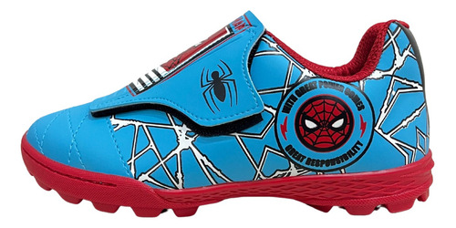 Chuteira Society Velcro Infantil Personagens Marvel 4112