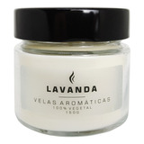 Vela Aromática 100% Vegetal - Pote 210g - Aroma Lavanda