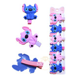 Colitas - Hebillas Acc De Pelo X6 Unidad Personajes Stitch 