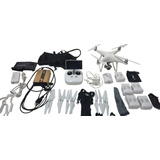 Drone Dji Phantom 4 Pro Plus+5baterias+3jogo Hélice+brindes