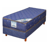 Somier Y Colchon Acuario 90 X 190 X 28  + Cubre Cama