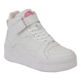 338-07 Tenis Sneakers Blanco