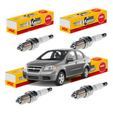 Bujias De Encendido Para Chevrolet Aveo 1.4 2004-2016 Juego