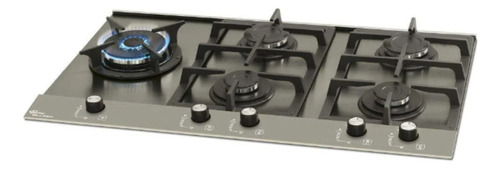 Cooktop À Gás Fischer 5 Bocas Platinium Prime Tripla  Trempe