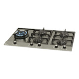 Cooktop À Gás Fischer 5 Bocas Platinium Prime Tripla  Trempe