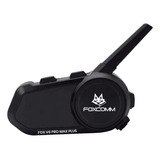 Intercomunicador Bluetooth Fox V6 Pro Max Plus P/moto