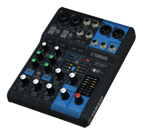 Consola Mixer De Sonido Yamaha Mg06x /  Envío Gratis, Dist. Oficial