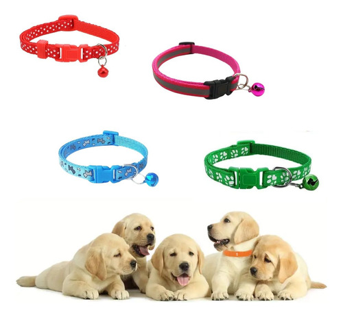 Collar Para Perro Y Gato Lm  Razas Pequeñas (3 Piezas)