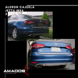 Aleron Flush 3 Piezas Mk6 Cajuela Jetta Gli Plastico