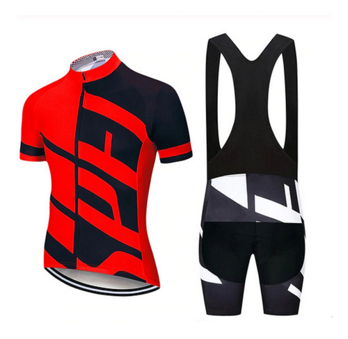 Uniforme De Ciclismo Talla Xl Negro + Rojo