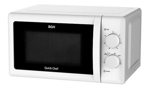 Microondas Bgh B120m20 Mecánico Quick Chef Blanco 20 Litros