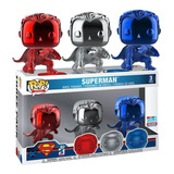 Superman Chrome (paquete Triple) Funko Pop