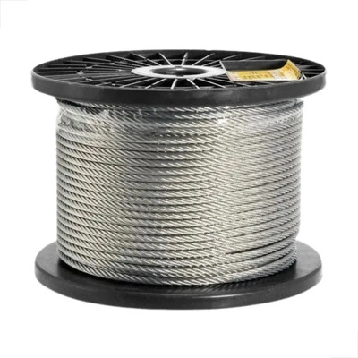 Cabo Aço Galvanizado 20m 9.5mm 3/8 Flexível Tirolesa 6x19 Afa