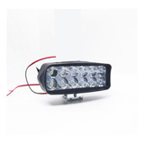 Faro 12 Leds Con Base Luz Estrobo Y Fijo 2000lumens