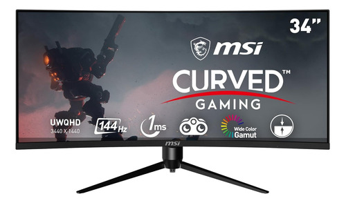 Msi Optix Mag342cqr Curvo Nuv