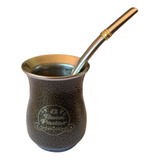 Mate Acero Inoxidable Con Bombilla