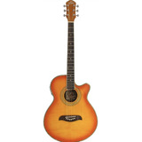 Guitarras Oscar Schmidt Og10cef Color Amarillo
