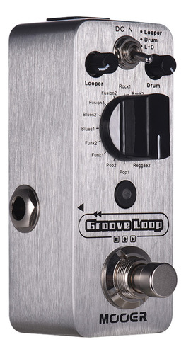 Caja De Ritmos Mooer Groove Loop Y Pedal Looper, 3 Modos Com