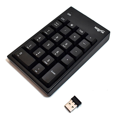 Teclado Numerico Inalambrico Para Pc Numpad Wireless Nisuta