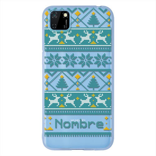 Funda Huawei Navidad Ugly Sweater Personalizada Tu Nombre