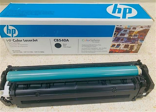 Cartucho De Toner  Hp Cb540a Vacío Hp  Negro Laserjet