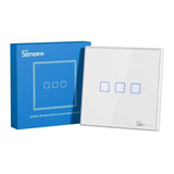 Cu Sonoff T2eu3c Rf Blanco Interruptor Wifi Touch Vidrio