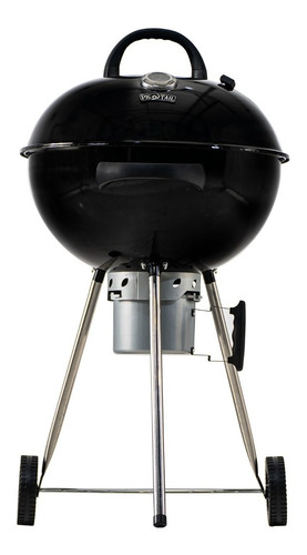 Asador A Carbon Portatil Con Termometro Pig Tail Master Pig Color Negro