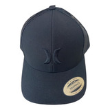 Gorra Hurley Negra Ajustable Hombre Original