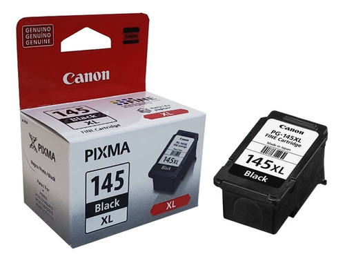 Cartucho Tinta Canon 145xl Negro Pg-145xl Original P/ Mg2410